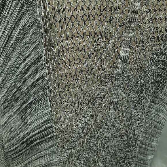 Torrid 2X Black White Sleeveless Knit Cardigan - Picture 8 of 10